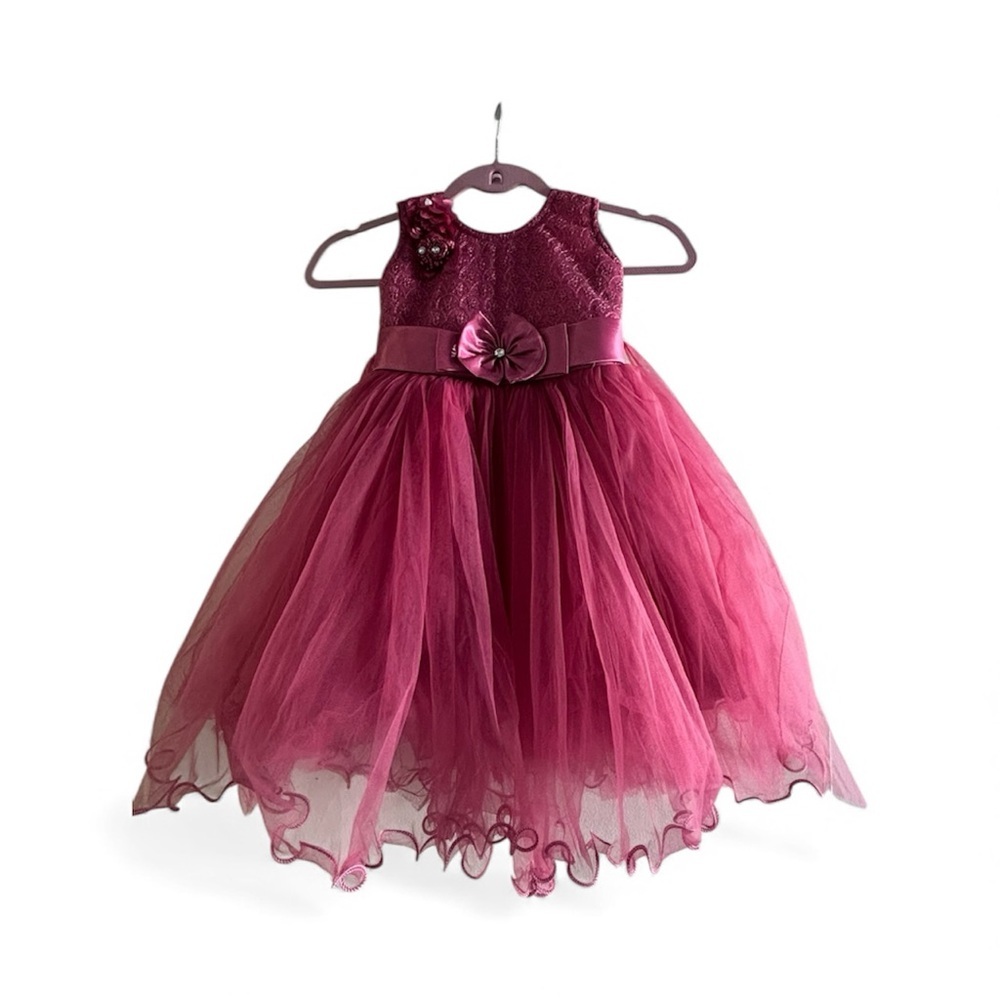 Aryan Pink Tulle Dress